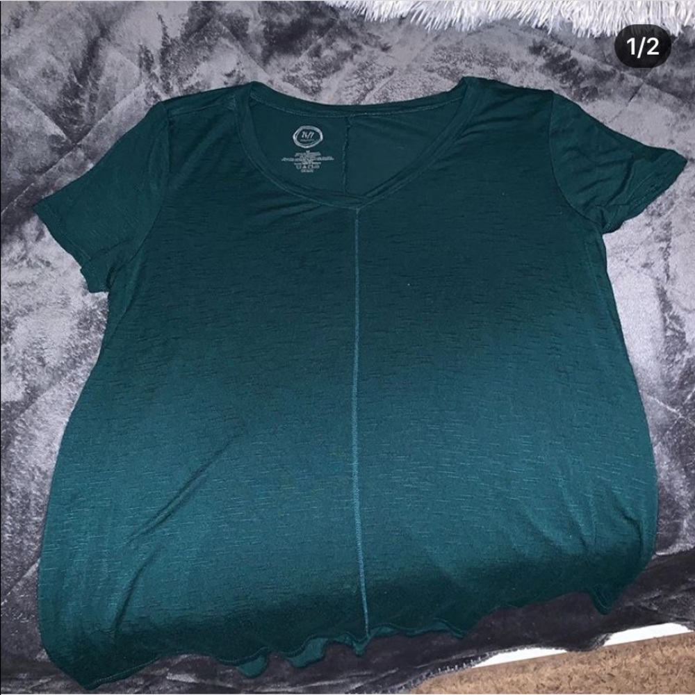 Maurice’s forest green v-neck